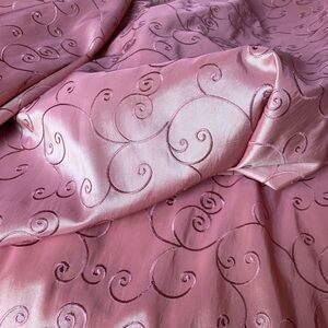 SILK with EMBROIDERY bulk Fabric - sold by yard
